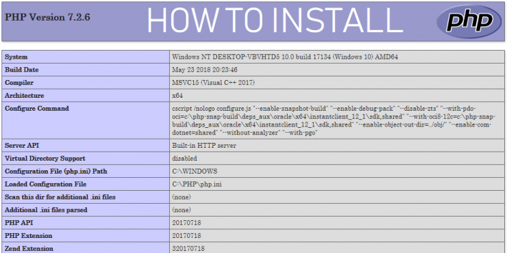 HOW TO INSTALL PHP ON WINDOWS COVER