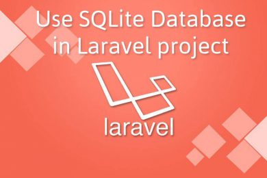 Use SQLite Database in Laravel project